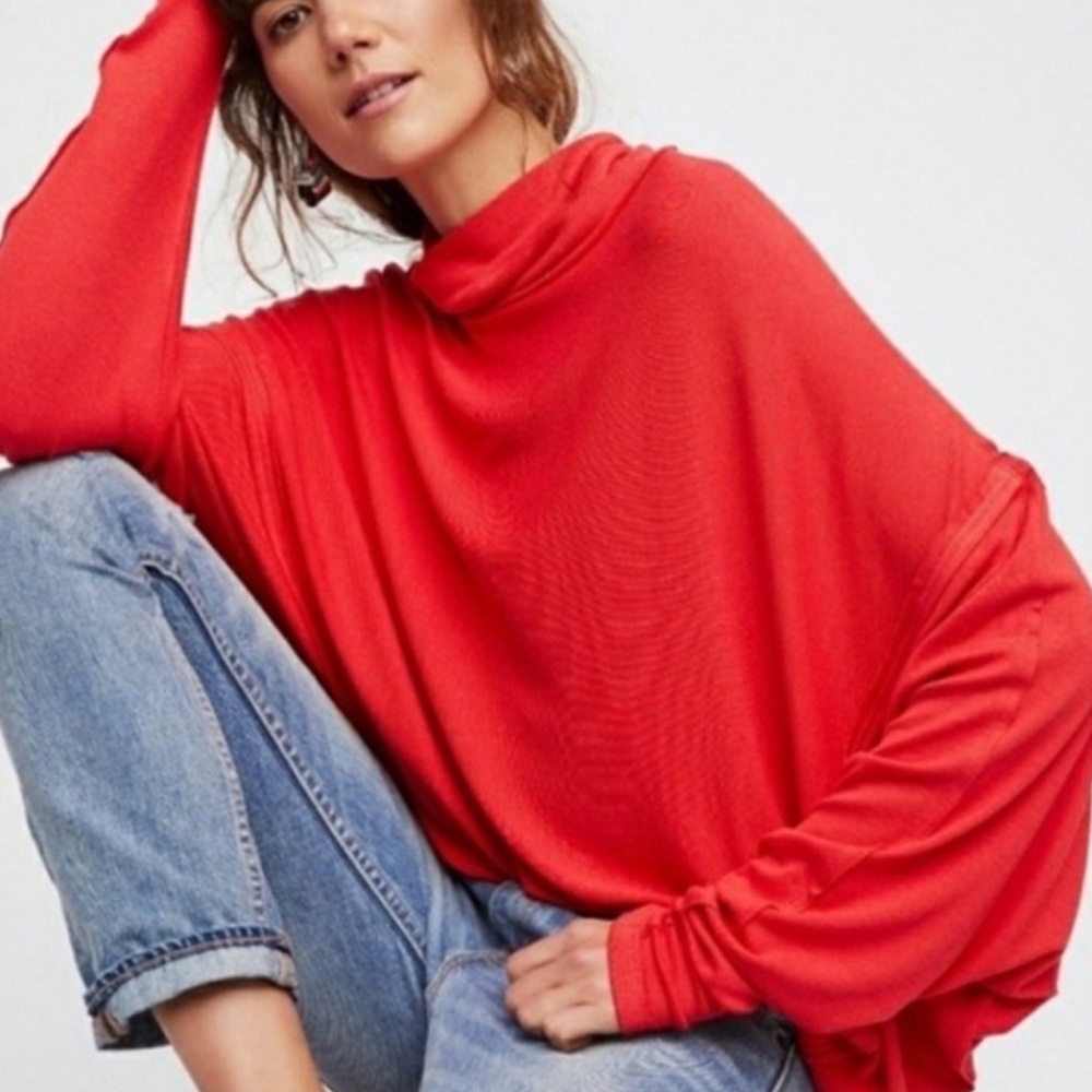 Free People alameda cherry pullover size am